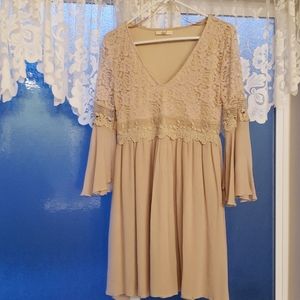 Vintage Bell Sleeve Dress